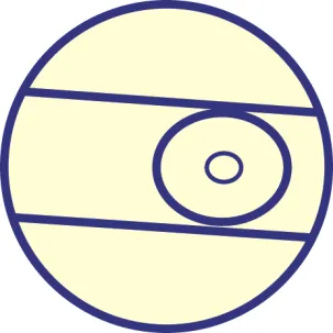 ruota per la compensazione del parallasse