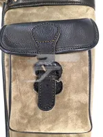 Nobil Hunt. Bőr Puskatok Sörétes Barna/ Zöld Szivacs Bélés Oldalzsebes 130cm.