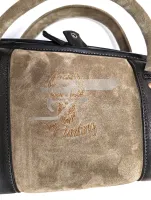 Nobil Hunt. Bőr Puskatok Sörétes Barna/ Zöld Szivacs Bélés Oldalzsebes 130cm.