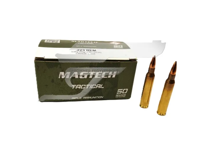 ,223 Rem. Magtech FMC 55gr 223A . 44352000