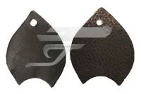 Nobil Hunt. Bőr Puskatok Sötétbarna Vastag Szivacs Bélés Oldalzsebes 130cm.