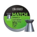 4,49 mm JSB Match Diabolo Light W. Zöld 0,500g/7,72gr 500 db. Léglőszer 48801449