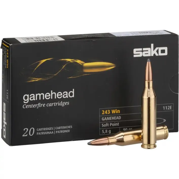 ,243 Sako Gamehead SP 5,8g 90 grs 112E