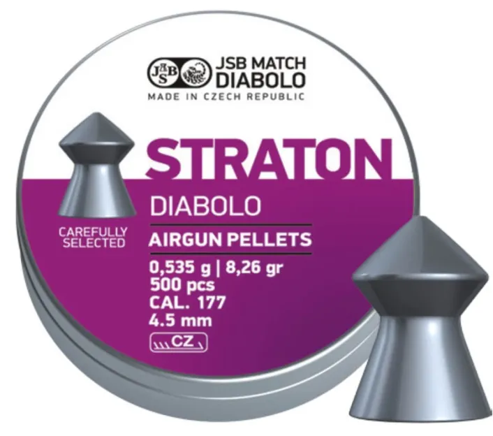 4,5 mm JSB Straton Diabolo 0,535g 8,26gr . 500 db. Léglőszer 48809450