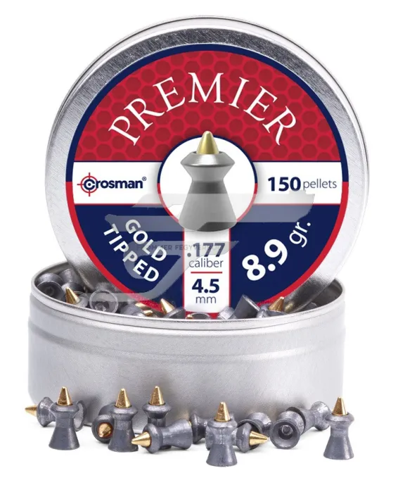 4,5mm Premier Gold Tipped Crosman 00452 ,150 db/ doboz 8.9 gr Léglőszer