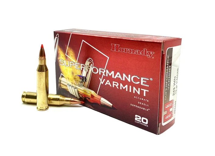 ,243 Win. Hornady V-MAX 75gr. 83433 Superformance Varmint