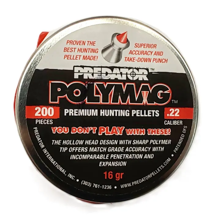 5,5 mm Predator Polymag Léglőszer . 200db-os 00458