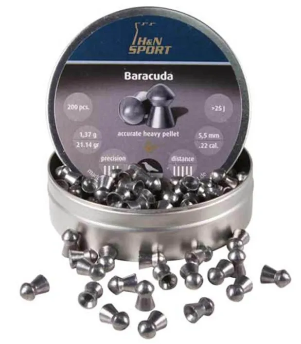 5,5 mm Diabolo Baracuda Heavy Pellet . Léglőszer 200 db. 48580550