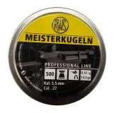 5,5 mm RWS Meisterkugeln 500 db-os 0,91g, 14gr Légpuskához