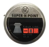 5,5 mm RWS Super-H-Point 500 db-os 0,92g, 14,2gr Légpuska és Légpisztolyhoz