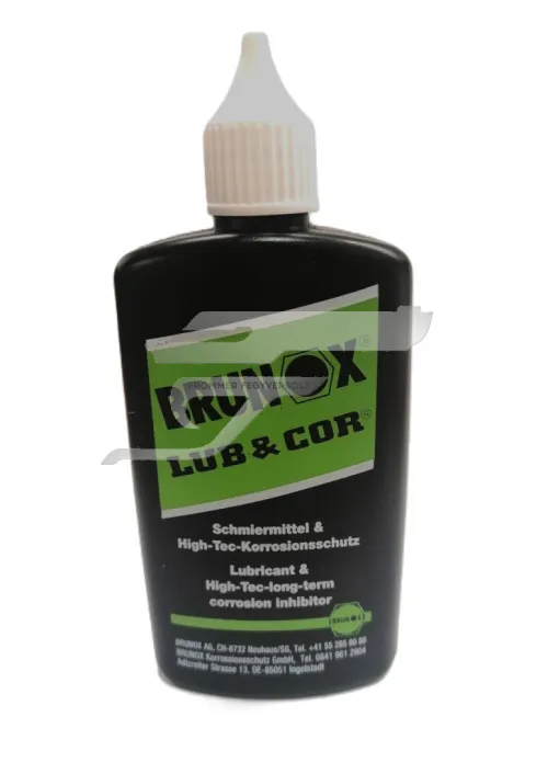 Brunox Lub&Cor 100 ml fegyverápoló . lánczsír és korroziógátló csepegtető