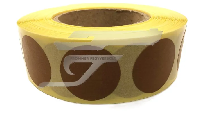 Találatragasztó korong barna 22-109100 20mm 1000db/tekercs