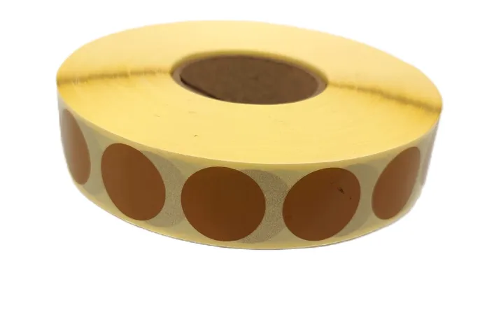 Találatragasztó korong barna 22-109300 . 20mm 3000db./tekercs