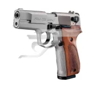 P-88 Walter 9mm P.A.K. Gáz-Riasztó . Pisztoly Nikkel Fa Markolat