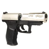CP-99 Walther CO -s Légpiszt. 4,5 mm 4" . 8 Lövetű + 2db Tár Nikkel