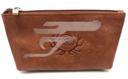 Ága Hengl Bőr tok ., Barna 20x11 cm