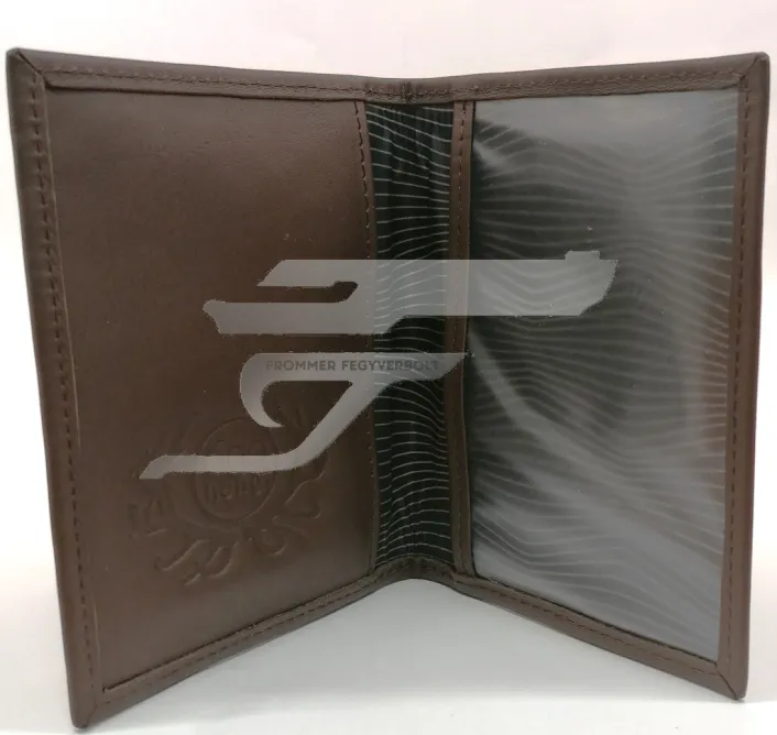 Ága Hengl Fegyvertartási engedély Bőr , igazolvány tartó tok Barna/Zöld