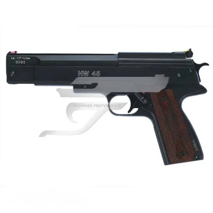 HW-45 Weihrauch Légpisztoly 4,5mm 23181 . Rugós, Fa markolat