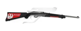 Ruger 10/22 Carbine 18,5 Cső 01256 ,22Lr. kal. fekete agyazás, nikkel cső