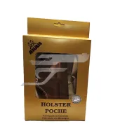 Akah Bőr Övtok Top Gun 4"Forgó 65506042 . Barna Bőr