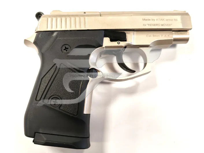 Zoraki 914A nikkel 9mm PAK használt gázriasztó pisztoly