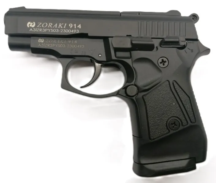 Zoraki Mod.914 9mm PAK Gáz Riasztó Feket