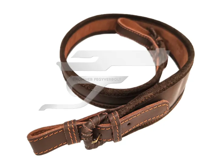 Nobil Hunt. Lux Fegyverszíj Bőr Barna/Zöld Párnázott