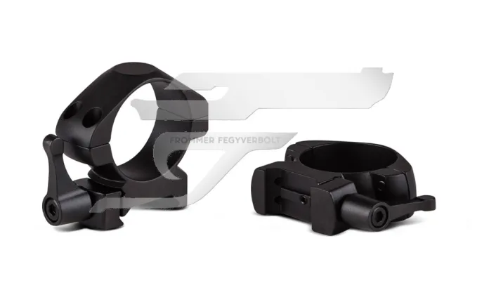 Konus 1"-os Távcsőszerelék Alacsony 7408 Oldható,Acél, Weawer Sinre