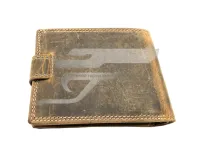 Pénztárca Vizsla barna színű , fekvő, csatos