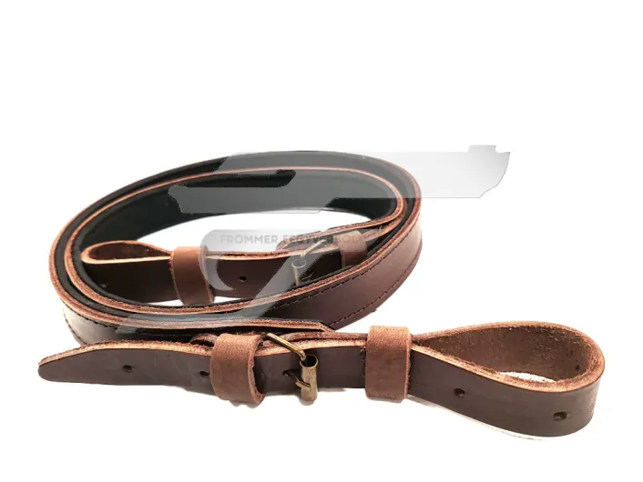 Puskaszíj Barna Bőr Neoprén Belső . 2,5cm. széles