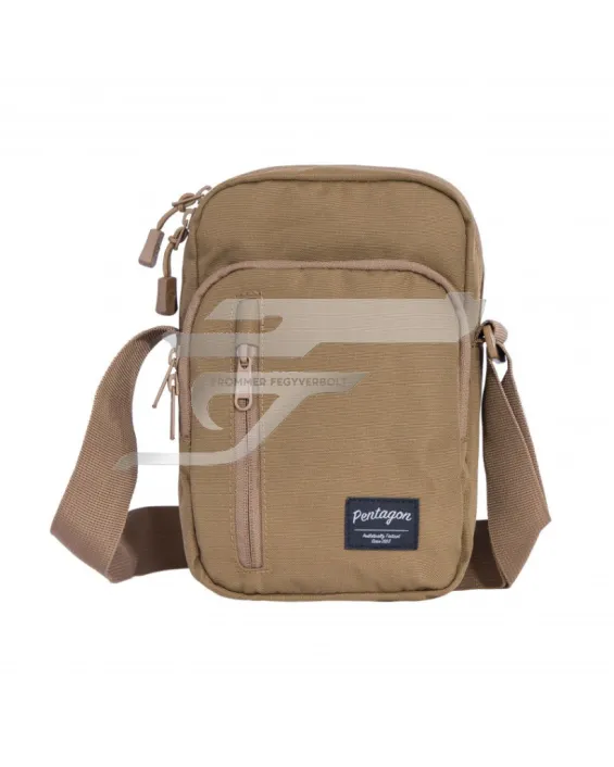 Pentagon Kleos Messenger válltáska . fegyverhez coyote/barna