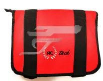 RC-Tech Range Bag fegyver táska Piros . 6 darab tártartóval