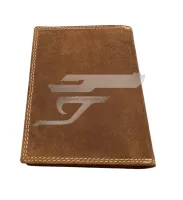 Vadászigazolvány tartó vizsla hoszúszőrű motívummal barna bőr