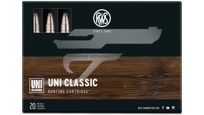 ,375 H&H Magnum RWS Uni Classic 2118378 . 19,5 g 301 gr Golyós lőszer