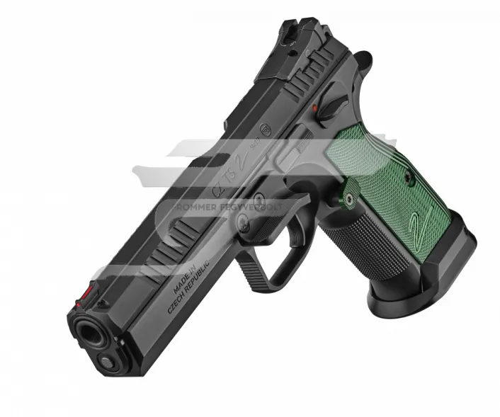 CZ Ts-2 9 mm Luger Racing Green Új . Zöld Markolat Maroklőfegyver