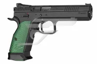 CZ Ts-2 9 mm Luger Racing Green Új . Zöld Markolat Maroklőfegyver