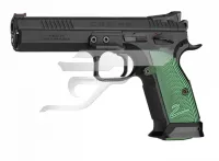 CZ Ts-2 9 mm Luger Racing Green Új . Zöld Markolat Maroklőfegyver