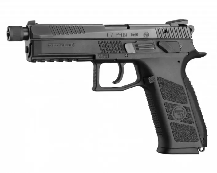 CZ P-09 SR 1/2x28 Maroklőfegyver ÚJ . Fekete 9x19 kaliber
