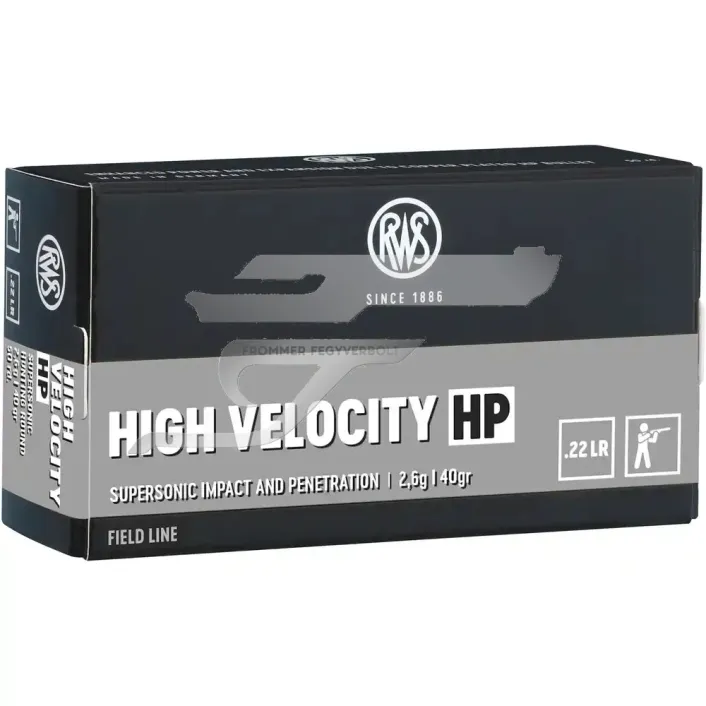 ,22 LR. RWS High Velocity HP 2,6g 40gr.