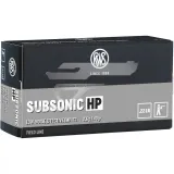 ,22 LR. RWS Subsonic HP 2,6g 2132664 , 40gr