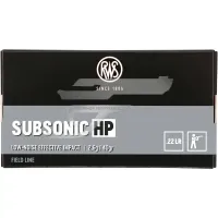 ,22 LR. RWS Subsonic HP 2,6g 2132664 , 40gr