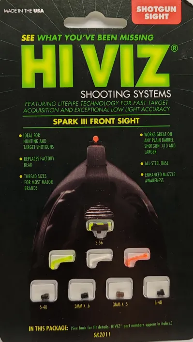 HIVIZ Irányzék Első Spark III 58871 . SK2011 Sörétes fegyverekre