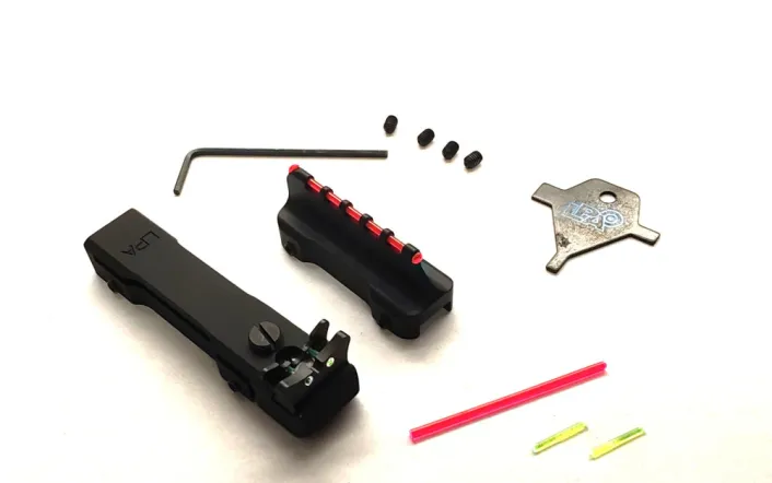 LPA BSS Fiber Szálas Irányzék Első Hátsó Irányzék Sörétes Fegyverekhez BSS19