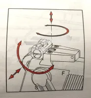 CP-88 -hoz Walther Mikrométeres Irányzék