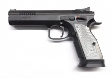 CZ TS-2 9 mm Luger Maroklőfegyver ÚJ . Fekete Ezüst Markolat