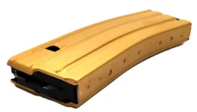 AR-15 fém tartaléktár arany . 30 lőszeres .223Rem. DuraMag