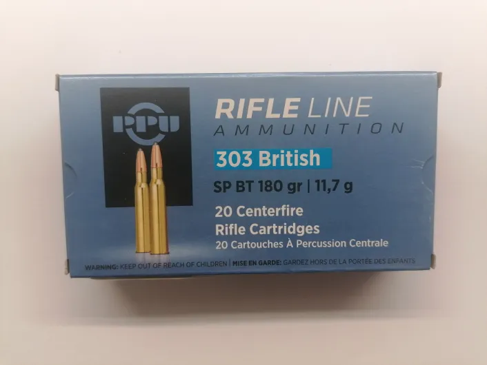 303 British PRVI Partizan SP 180gr . 11,7g Rendelésre