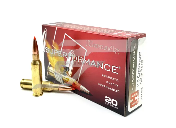 6,5 Creedmoor Hornady SST 81496 129gr . Lőszer