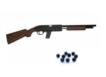 Atlas Zalán Puska Sínes 9mm P.A.K . 15 mm gumis Fegyver