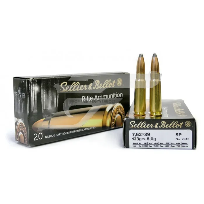 7,62x39 SB SP 8,0g 123gr. 2943